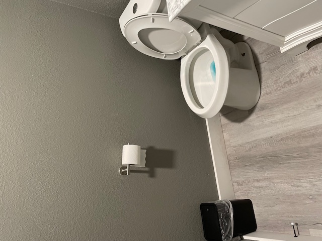 Sanitized commercial restroom sinks and polished mirrors